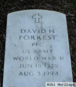 Pfc David H Forrest, Jr