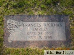 Frances Rickman Fairley