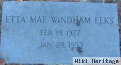 Etta Mae Windham Elks