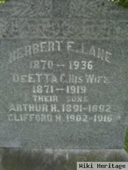 Arthur H Lane