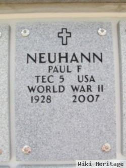 Paul F Neuhann