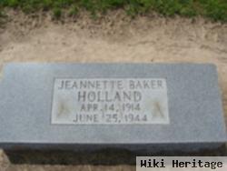 Jeanette Baker Holland