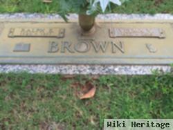 Ralph E. Brown