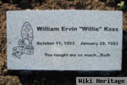 William Ervin "willie" Koss