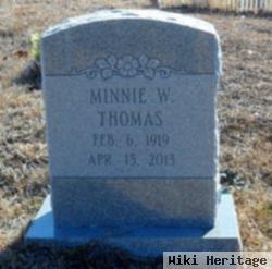 Minnie W Thomas