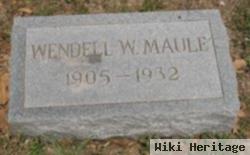 Wendell W Maule