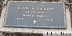 John K Pickens