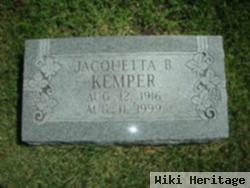 Jacquetta B. Kemper