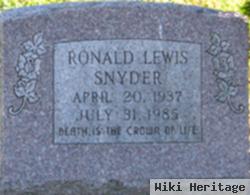 Ronald Lewis Snyder