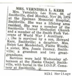 Vernisha Lee Hornback Kerr