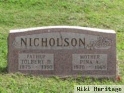 Tolbert D Nicholson