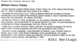 William Henry "hank" Tooley