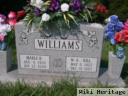 W A "bill" Williams