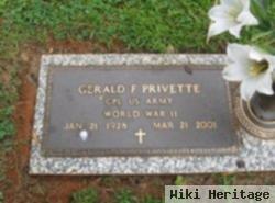 Corp Gerald F. Privette