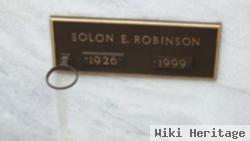 Solon Edward Robinson
