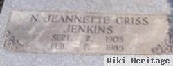 N Jennette Criss Jenkins