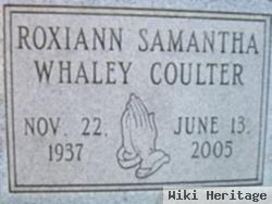 Roxiann Samantha Whaley Coulter