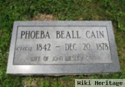 Phoeba A. Beall Cain