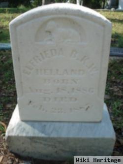 Elfrieda B. K. W. Helland