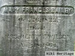 Mary Frances Bailey Wilson