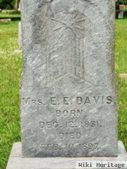 Mrs Elmira Elizabeth Byars Davis