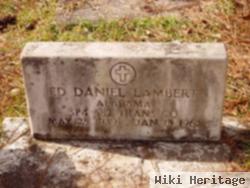 Ed Daniel Lambert