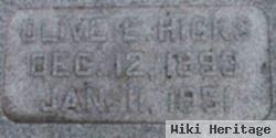 Olive E. Hicks