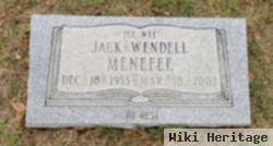 Jack Wendell "pee Wee" Menefee