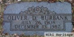 Oliver D Burbank