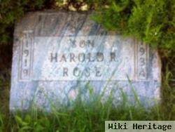 Harold R Rose