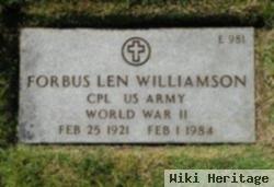 Forbus Len Williamson