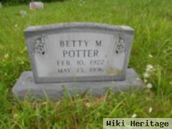 Betty M Potter