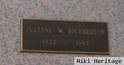 Justyne W. Richardson