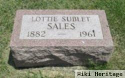 Charlotte E "lottie" Goodman Sales