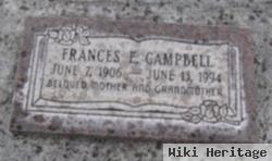 Frances E Campbell