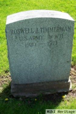 Roswell J Timmerman