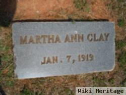 Martha Ann Clay