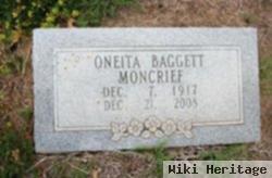 Oneita Baggett Moncrief