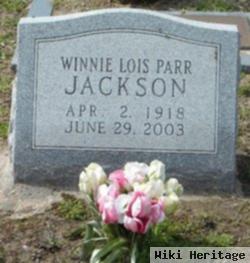 Winnie Lois Parr Jackson