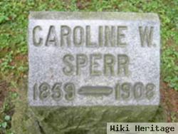 Caroline W Sperr