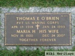 Thomas E O'brien