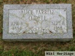 Alice Louise Young Farrell O'dell