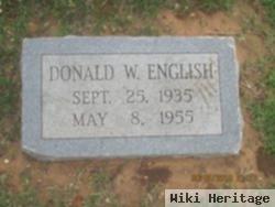 Donald W English