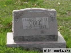 Francis Joyce Cole