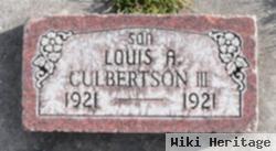 Louis Alexander Culbertson, Iii