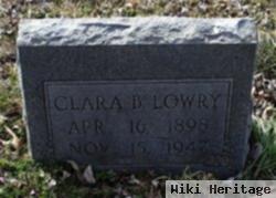 Clara B. Lowry