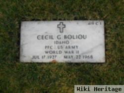 Pfc Cecil G Boliou