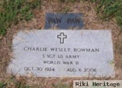 Charlie Wesley Bowman