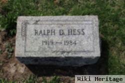 Ralph D. Hess