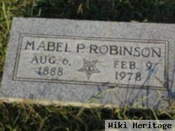 Mabel P. Robinson